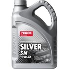 Масло моторное TEBOIL Silver SN 5W-40, полусинтетическое, 4 л - фото 190406