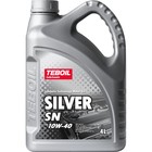 Масло моторное TEBOIL Silver SN 10W-40, полусинтетическое, 4 л - фото 190412