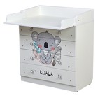 Комод пеленальный детский Фея 1580 «Коала», 80×47×92 см, 4 ящика, белый - Фото 2