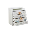 Комод пеленальный детский Фея 1580 «Жирафик», 80×47×92 см, 4 ящика, белый - Фото 4