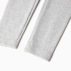 Термобелье для мальчика (лонгслив, легинсы), цвет серый меланж, рост 110 см - фото 23273983