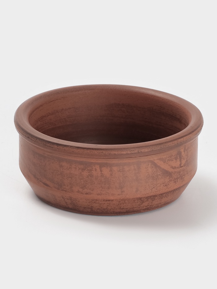 Кокотница для жюльена «Гладь», 100 л, 8×3.5 см, красная глина - Фото 1