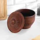 Форма для запекания «Гладь», 850 мл, 14×13×13, красная глина - Фото 2