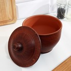 Форма для запекания «Гладь», 850 мл, 14×13×13, красная глина - Фото 5