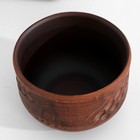 Горшок для запекания «Колос», 350 мл, красная глина - Фото 3