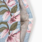 Грелка на чайник Доляна"Магнолия" 28х28см, рогожка 158 г/м2, 50% хл, 50% пэ - фото 24590119