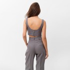 Корсет женский тканевый MIST Classic Collection, размер 44, серый - Фото 5