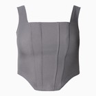 Корсет женский тканевый MIST Classic Collection, размер 44, серый - Фото 6