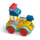 Конструктор детский Funky Toys «Маленький танк», с крупными блоками, 15 деталей - фото 109995666
