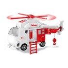 Спасательный вертолет-конструктор Funky Toys, свет, звук, 32 см - фото 294074470