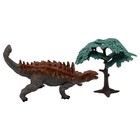 Фигурка динозавра Funky Toys «Анкилозавр», с аксессуаром, цвет оранжевый - фото 110301596
