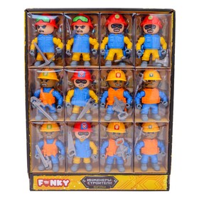 Фигурка Funky Toys «Строители», 8 см, МИКС