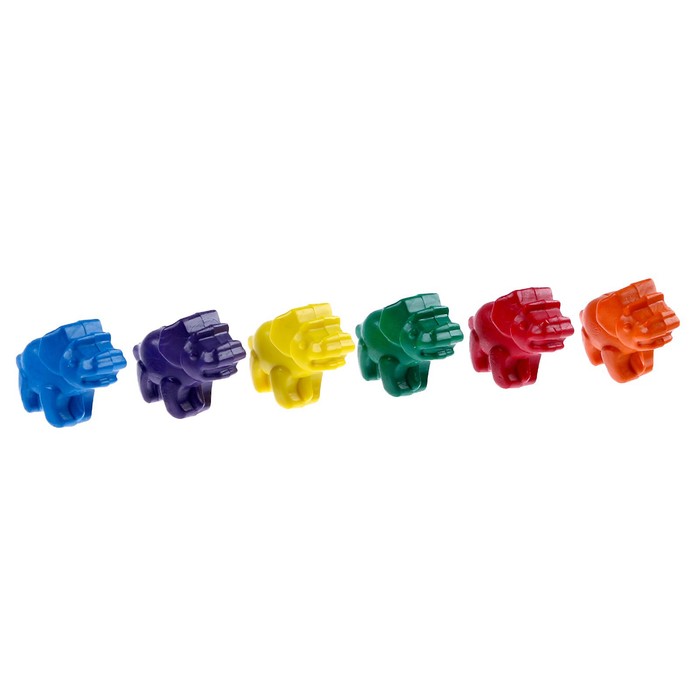 Восковые карандаши «Динозавры», набор 6 цветов