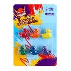 Восковые карандаши «Утки», набор 6 цветов - Фото 2