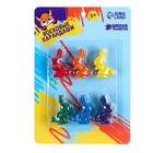 Восковые карандаши «Зайки», набор 6 цветов - фото 8512794