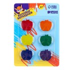 Восковые карандаши «Яблоки», набор 6 цветов - фото 8512809