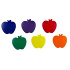 Восковые карандаши «Яблоки», набор 6 цветов - Фото 3