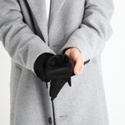 Перчатки женские, безразмерные, без утеплителя, цвет чёрный - Фото 6