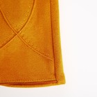 Перчатки женские, безразмерные, без утеплителя, цвет горчичный - Фото 2