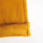 Перчатки женские, безразмерные, без утеплителя, цвет горчичный - Фото 3