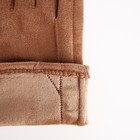 Перчатки женские, безразмерные, без утеплителя, цвет бежевый - Фото 3