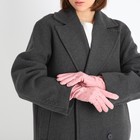 Перчатки женские, безразмерные, без утеплителя, цвет розовый 9702144