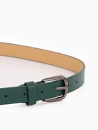 Ремень детский, ширина 2.3 см, пряжка металл, цвет зелёный - фото 61907188