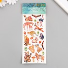 Наклейка пластик "Переливы. Дикие животные" 9,5х24,5 см