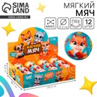 Мяч детский мягкий «Твои друзья», 6.3 см, в шоубоксе - Фото 1