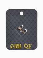 Булавка «Бабочка», 5 см, белая в золоте - Фото 5