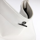 Сумка-шопер на застёжке, цвет белый - фото 23238282