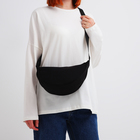 Сумка молодёжная на молнии, 27×9×14 см, чёрная - Фото 3