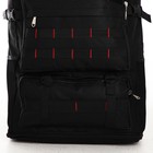 Рюкзак туристический на молнии, с увеличением, 6 наружных кармана, цвет чёрный - фото 7873522