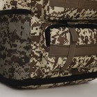 Рюкзак туристический на молнии, с увеличением, 6 наружных кармана, цвет бежевый/коричневый - фото 7873533