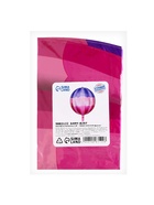 Воздушный шар фольгированный 20" «Сфера полосатая», фуксия - Фото 3