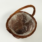 Набор плетённых корзин, ива, 40×19/47, 33×16/40, 27×14/36, 3 шт., коричневый 10166109 - фото 14259170