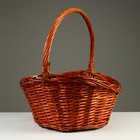 Набор корзин плетеных, ива, 8х50х20/29х53, 50х43х18/25х46, 43х34х16/21х42,3 шт, коричневый - фото 24320609