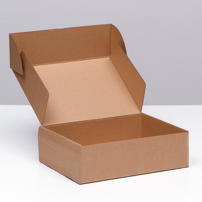 Коробка самосборная, бурая, 31 х 22 х 9,5 см  набор 5 шт