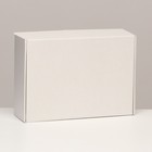 Коробка самосборная, белая, 31 х 22 х 9,5 см  набор 5 шт - фото 11595040
