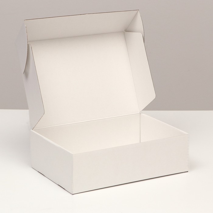 Коробка самосборная, белая, 31 х 22 х 9,5 см  набор 5 шт