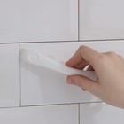 Щётка для чистки посуды и решёток-гриль Raccoon, круг, 19×5.5×2 см, белая - Фото 4