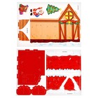 3D-конструктор «Дом Деда Мороза», с гирляндой, 34 детали - фото 7873810