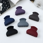 Крабик для волос «Леона», классика матовый, 5.5 см, МИКС (комплект 12 шт) - фото 51883890