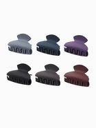 Крабик для волос «Леона», классика матовый, 5.5 см, МИКС (комплект 12 шт) - фото 51883893