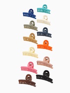 Крабик для волос «Леона», петелька классика матовый, 5 см, МИКС (комплект 12 шт) - фото 52405013