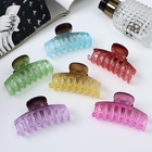 Крабик для волос «Фрида», прямой матовый, 7 см, МИКС (комплект 12 шт) - фото 51883894