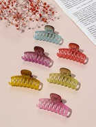 Крабик для волос «Фрида», прямой матовый, 7 см, МИКС (комплект 12 шт) - фото 52062541