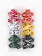 Крабик для волос «Флоранс», звенья, 7 см, МИКС (комплект 12 шт) - фото 63083547