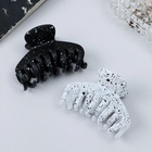 Крабик для волос «Флоранс», прямой углы, 6 см, МИКС (комплект 11 шт) - фото 52405015