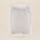 Короб для хранения вещей SL Home, 32×23×18,5 см, бежевый - Фото 4
